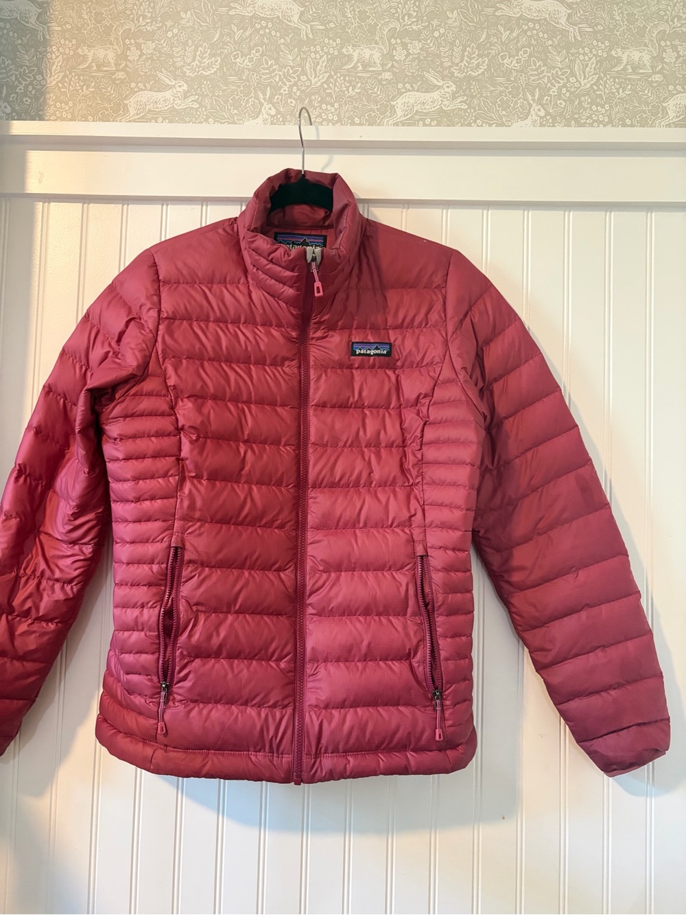 Patagonia Women's Raspberry Quilted Down Puffer Jacket